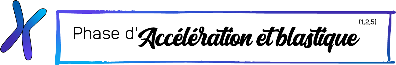 Phase d'accélération et blastique