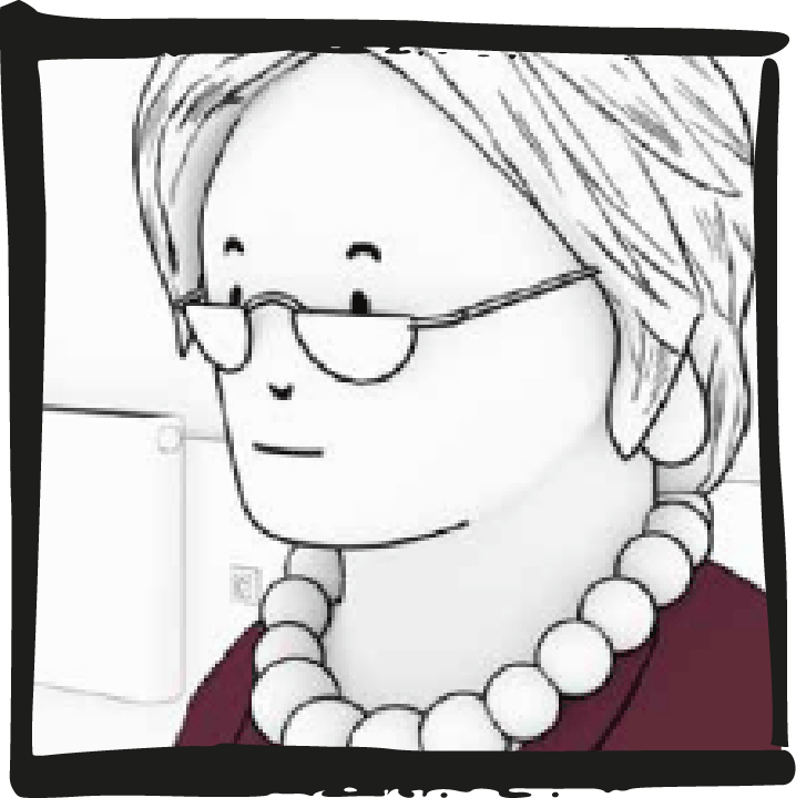 personnages illustratifs cadre vidéo