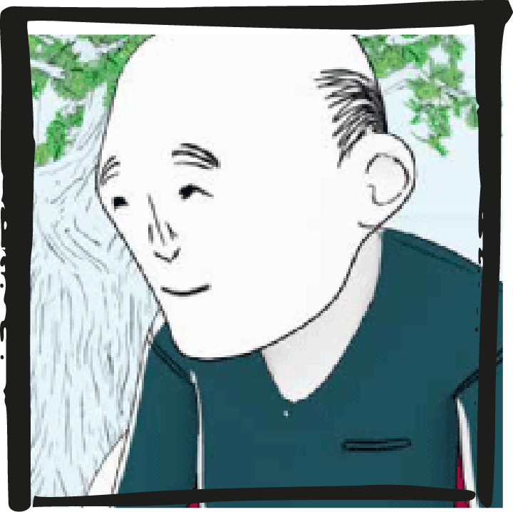 personnages illustratifs cadre vidéo