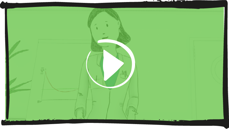 personnages illustratifs cadre vidéo